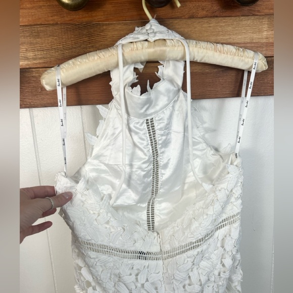 NWT Bardot Gemma Lace Halter MIDI dress from NORDSTROM - Picture 3 of 17